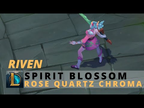 Spirit Blossom Riven Rose Quartz Chroma - League Of Legends