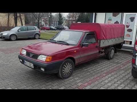 Ten Polonez Truck Plus LB 1.9D rozwozi butle z gazem