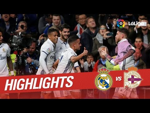Resumen de Real Madrid vs Deportivo de la Coruña (3-2)