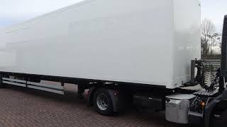 MAN TGM 15.290 Trekker + Heiwo city trailer geisoleerd + klep DHolla box truck | Image 4 - Autoline