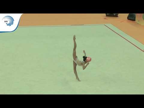 Paula SERRANO (ESP) - 2018 Rhythmic Europeans, junior ball final