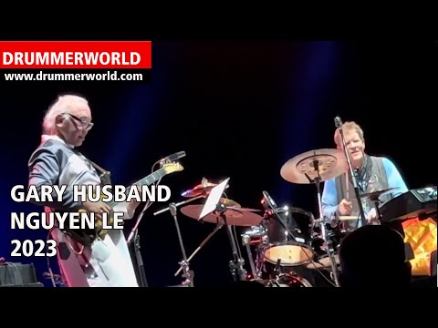 Gary Husband - Nguyên Lê  Duo at Eventim Apollo Hammersmith - #garyhusband  #nguyenle  #drummerworld