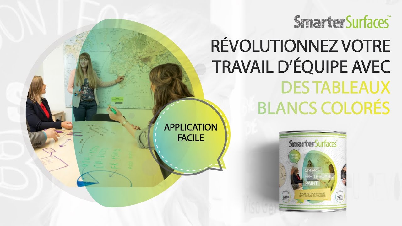 Comment Appliquer la Peinture Tableau Blanc (Blanc/Transparent)