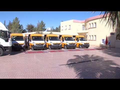 تسليم خمس حافلات للنقل المدرسي لجماعات تابعة لإقليم بولمان