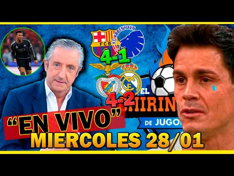 🔴EL CH1RINGUIT0 EN VIVO DE HOY - LLOROS MADRIDISTAS Tras REAL MADRID vs BENFICA 2-4| BARCELONA GOLEA