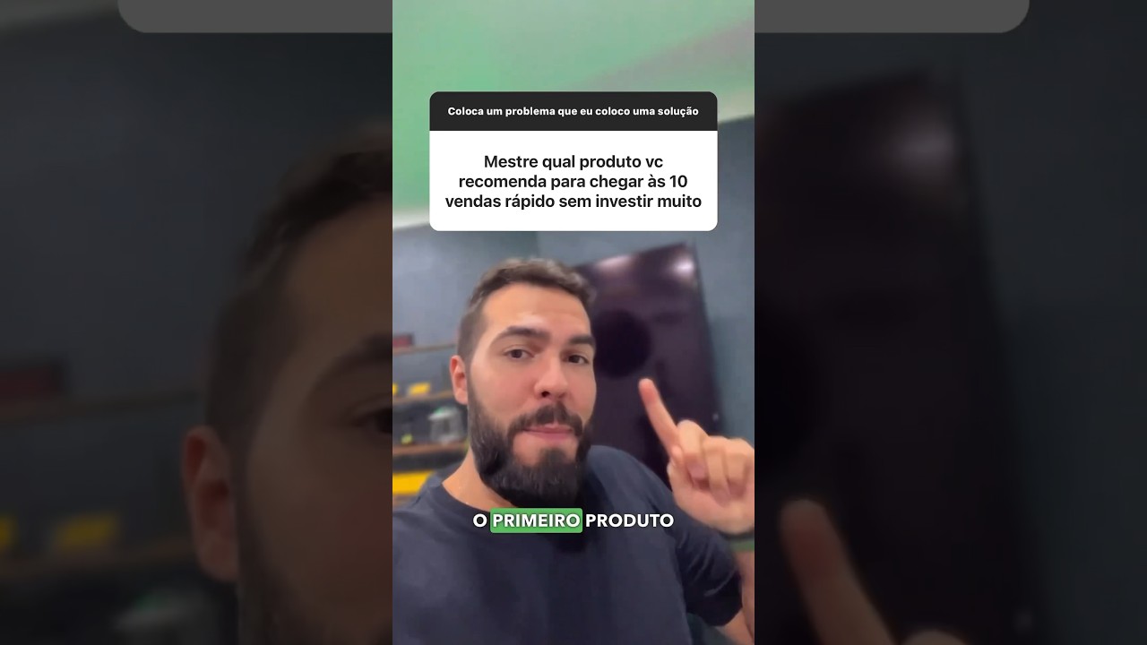 2 produtos para fazer as 10 primeiras vendas no Mercado Livre