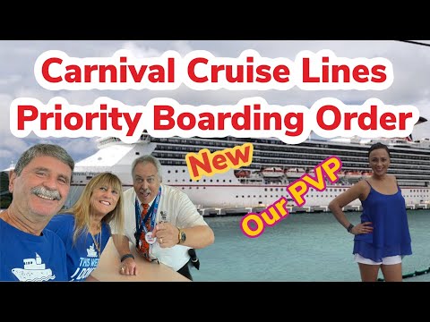 Carnival Cruise Lines Boarding Order