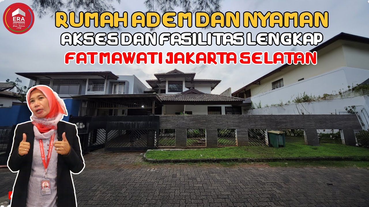 Rumah Asri di Villa Sawo Cipete, Kebayoran Baru Jakarta Selatan