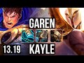 GAREN vs KAYLE (TOP) | 8/2/3, 300+ games | NA Challenger | 13.19