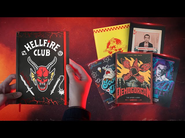 Vídeo relacionado con Cinereplicas Stranger Things - Demogorgon Cuaderno de tapa dura - 14.5 * 21cm 160p - Licencia Oficial