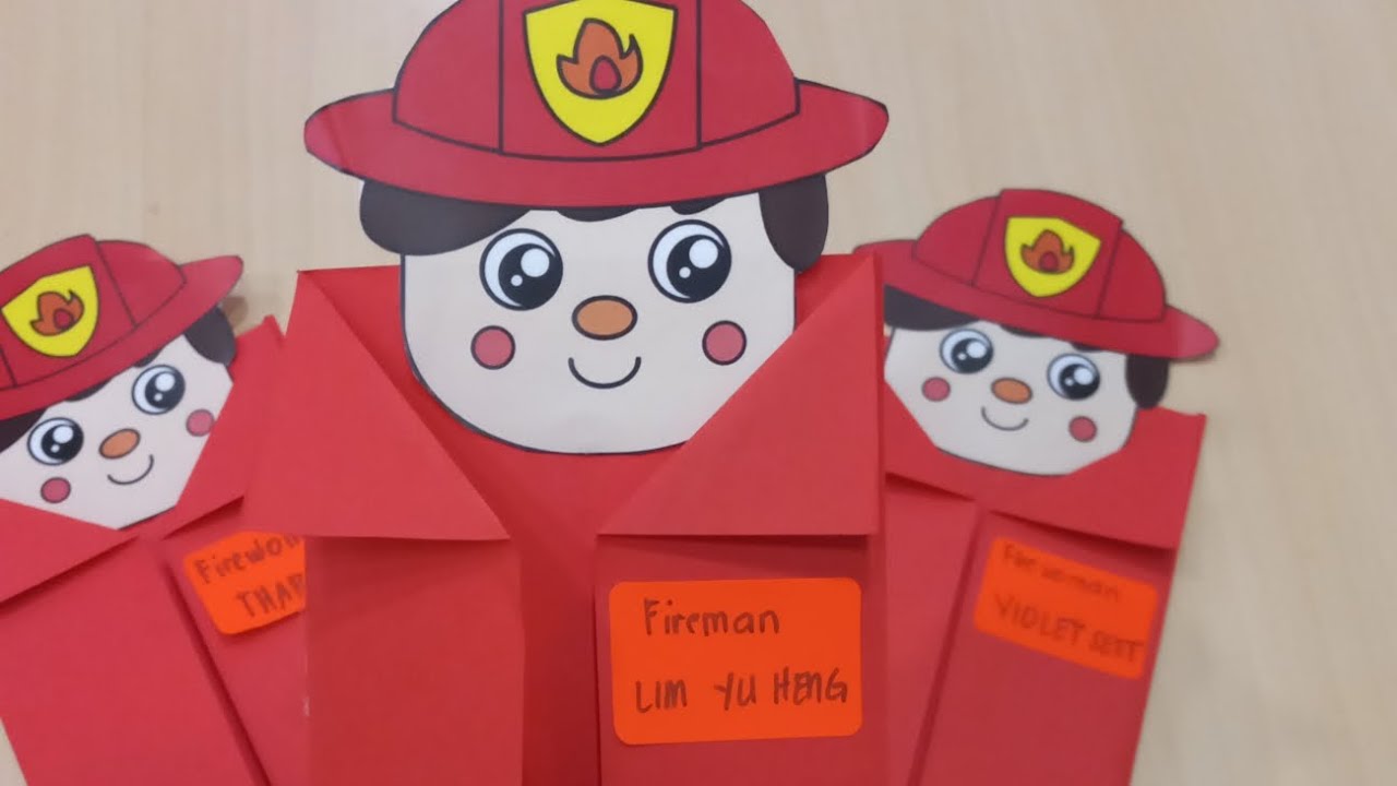 #Firefighter #diycrafts  #preschoolteacher #teacher #art