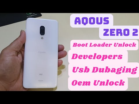 Sharp Aqous Zero 2 Boot Loader Unlock | Developers option Usb Dubaging