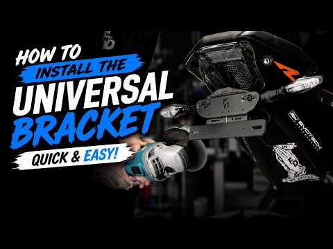 How to install a universal bracket