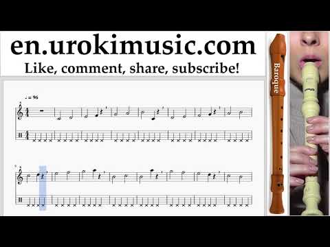 How to Play Recorder (B.) Luis Fonsi, Demi Lovato - Échame La Culpa Tabs Part#1 exercises, scales