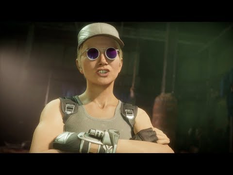 Mortal Kombat 11 - Sonya Cyborg Hunter Ladder on Hard Walkthrough and Ending