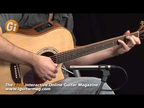 Freshman Apollo 3DC Electro-Acoustic Cutaway Review / Demo - Guitar Interactive Magazine