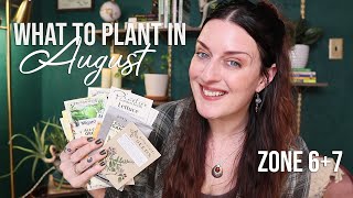 Seeds to Plant in August | Ideas for Zones 6-7  #seedhaul