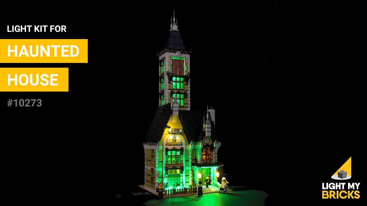 Light My Bricks Lumières-LED pour LEGO® La maison hantée de la fête foraine 10273