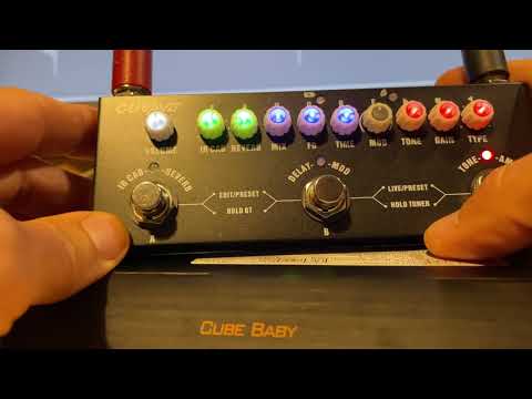 Cuvave Cube Baby compact amp modeller with effects quick demo