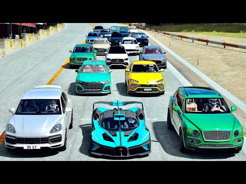 Bugatti Bolide vs Suv Hypercars at Old Monza