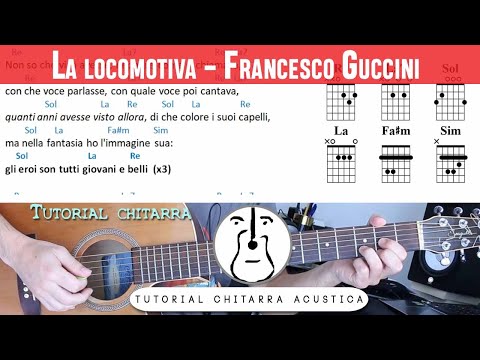 La locomotiva (F.Guccini) - Tutorial Chitarra - Ritmo Beguine