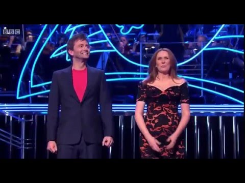 David Tennant & Catherine Tate Arrive On Stage