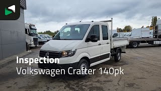Volkswagen Crafter 140pk Kipper Dubbel Cabine Trekhaak Airco Cruise Euro6 T dump truck < 3.5t | Image 4 - Autoline