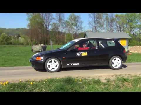 1 Łodygowicki RallySprint 2018 - Zbigniew Cieślar / Krzysztof Cieślar - Honda Civic