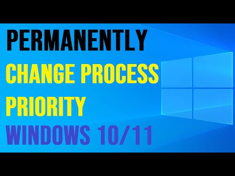 Permanently Change Process Priority Windows 10/11 | NO TOOLS USED