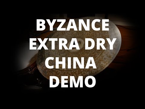 Byzance Extra Dry Series China Cymbals Morph Comparison