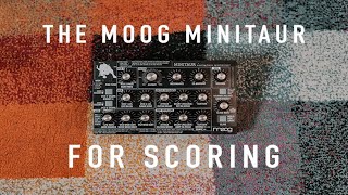 Video thumbnail for Moog Minitaur - Scoring Demo (NO TALKING) by Thomas dB