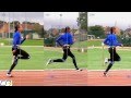 Slow Motion Study of Running At Different Speeds