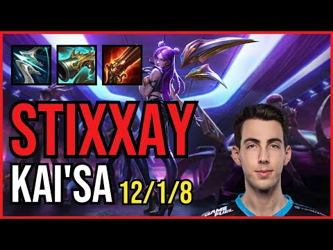 STIXXAY - KAI'SA vs. FBI - EZREAL ADC | NA GRANDMASTER | PATCH 11.2