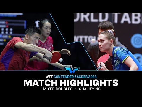 Anastassiya L./Andrei P. vs Zhu Ch./Lam S.H. | XD Qual | WTT Contender Zagreb 2023