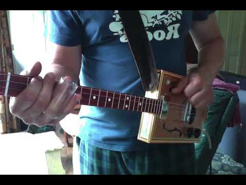 4 String Cigar Box Guitar Demo