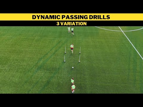 Dynamische Passübungen | 3 Variationen | Fußballtraining