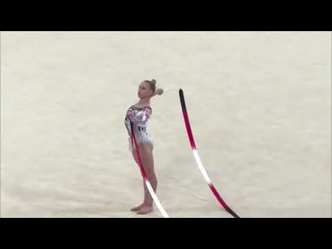 Helene KARBANOV Paris Ribbon 2024 Olympic Qualification 29.650 (16) #rhythmicgymnastics