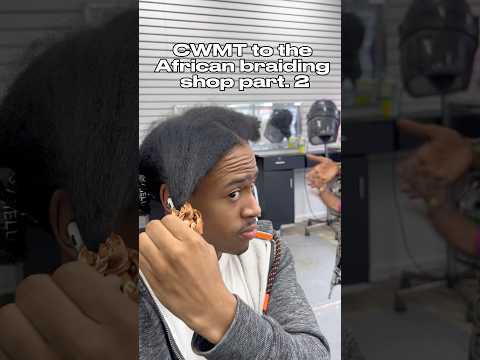 CWMT the African braiding shop to get my hair done again! The video cut off but i paid $70