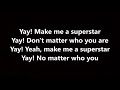 saliva - superstar (lyrics)