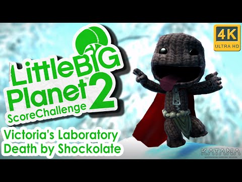 LittleBigPlanet 2 Score Challenge Walkthrough | Victoria's Laboratory: Death by Shockolate