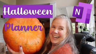 2024 Halloween Digital planner in OneNote