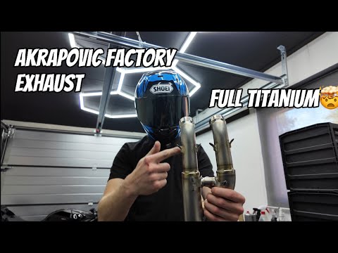 YAMAHA R1 AKRAPOVIC SUPERBIKE EXHAUST SYSTEM INSTALL AND SOUNDCHECK!
