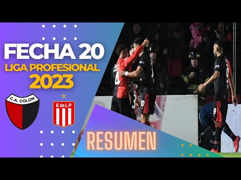Colon vs Estudiantes - RESUMEN - Fecha 20