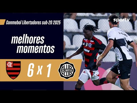 Flamengo 6 x 1 Olympia-PAR | Best moments | Conmebol Libertadores under-20