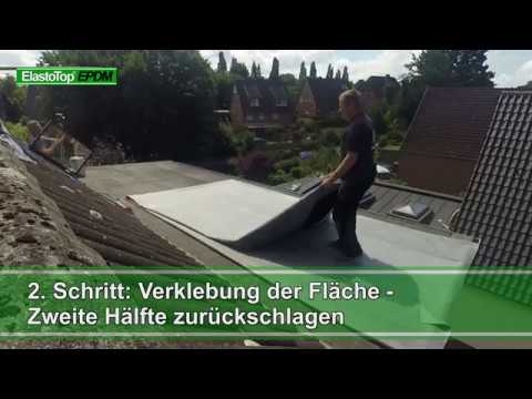 EPDM auf Bitumen mit L 1 verlegen - in 90 Minuten - schnell, einfach und dauerhaft