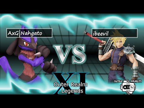 ORLXI - ibeevil (Cloud) vs. AxG Nahgato (Lucario) - LR4 - Smash 4 - Wii U