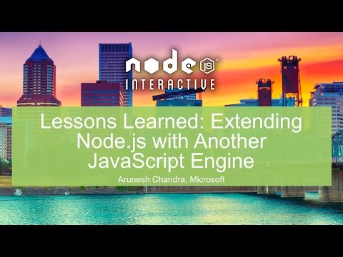 Lessons Learned: Extending Node.js with Another JavaScript Engine -