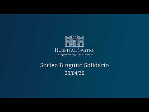 SORTEO | Binguito Solidario - 29/04/26