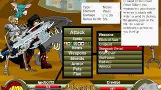 easy exp in adventure quest (2000 exp a monster)