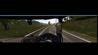 Przejazd w Euro truck simulator 2 z Endinburga do Magdeburgu DAF FH10.